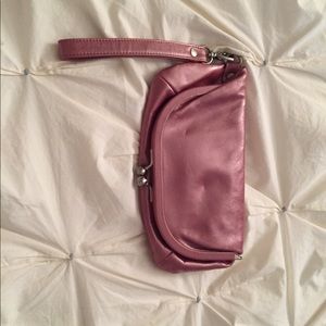Hobo International pink clutch